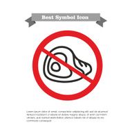 No meat icon