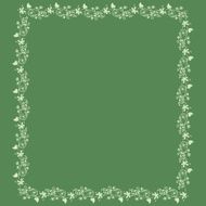 Sommer background Floral frame