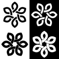 6-point Celtic knot vector illustration for your design N3