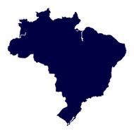 map of Brazil N18