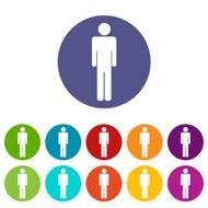 Man flat icon