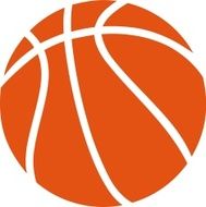 Basketball Ball on white Background N4