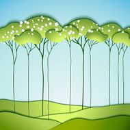Abstract spring tree N3
