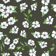 Seamless Pattern with floral ornament N187