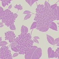 Seamless pattern with flowers lilac N19