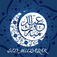 Eid-Ul-Fitr Vector Illustration Greeting Card N17