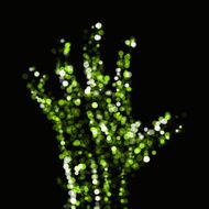 Abstract light hand