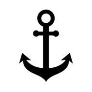 Anchor Black Silhouette