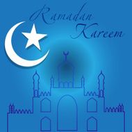Ramadan Kareem Vector Illustration Greeting Card N37