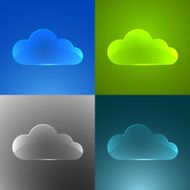 Set of color glass clouds N2