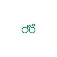Cyclist line icon