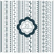 Set Of Borders Design Elements