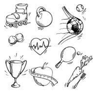 Set of sport icon N2