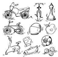 Set of sport icon N3