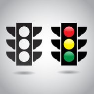 Traffic light signal icon N2