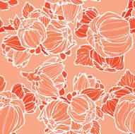 Seamless Pattern with floral ornament N189