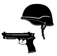 War Silhouette Icon