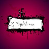 Vector Halloween Frame N3