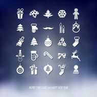 Christmas icons set N191