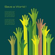 Save a World Conceptual background