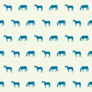 Abstract horse silhouette seamless pattern N2