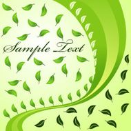 Vegetative abstract background