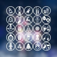 Christmas icons set N193