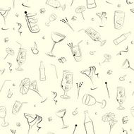 Seamless background on alcohol
