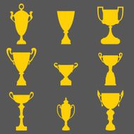 Trophy cup icons N2