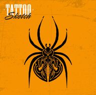 Vector Beautiful Spider Exotic Insect Patterned design Tattoo design N2