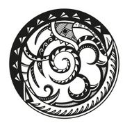 Ornaments in the style of Maori N5