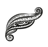 Ornaments in the style of Maori N8