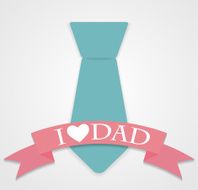 Happy Father Day Poster Card Vector Illustration N10