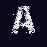 Grunge letter A N2