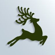 green reindeer