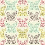 ornate butterfly pattern