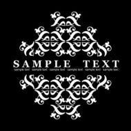 Decorative Vintage Ornate Banner N5