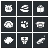 Cat icon set Vector Illustration