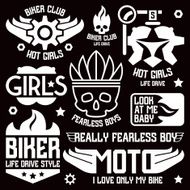 Vinyl stickers on car N4