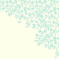 cornflower flower contour background N2