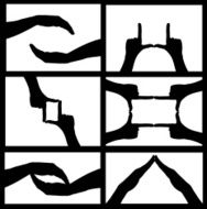hands silhouette N18