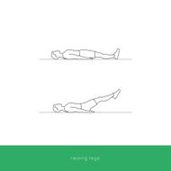 Fitness Icon Workout - raising legs