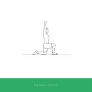 Fitness Icon Workout - hip flexor stretch