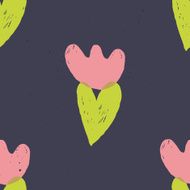Tulip seamless pattern N2