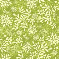 Green underwater plants seamless pattern background