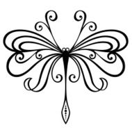 Vector Beautiful Dragonfly N2