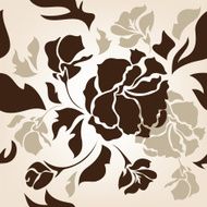 Seamless floral background N361