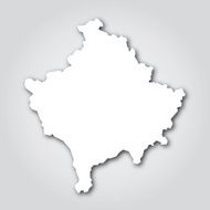 Kosovo Silhouette White