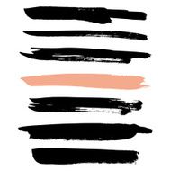 Set of brushes for design
