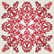Vector baroque ornament in Victorian style N59
